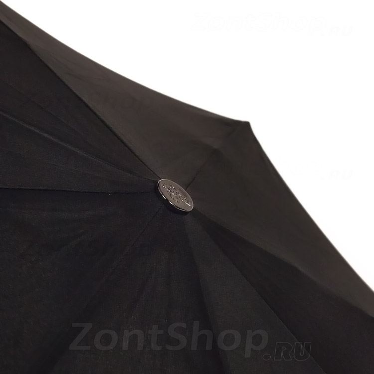 Зонт мужской Trust 31490 Черный (коричневая ручка)