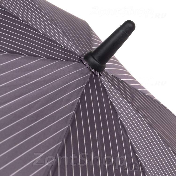 Большой зонт трость Fulton G451 1682 Серый белая полоса