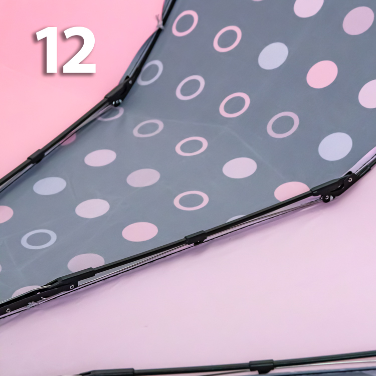 Зонт Три Слона L-3121 (D/25) 18760 Горошины, Розовый