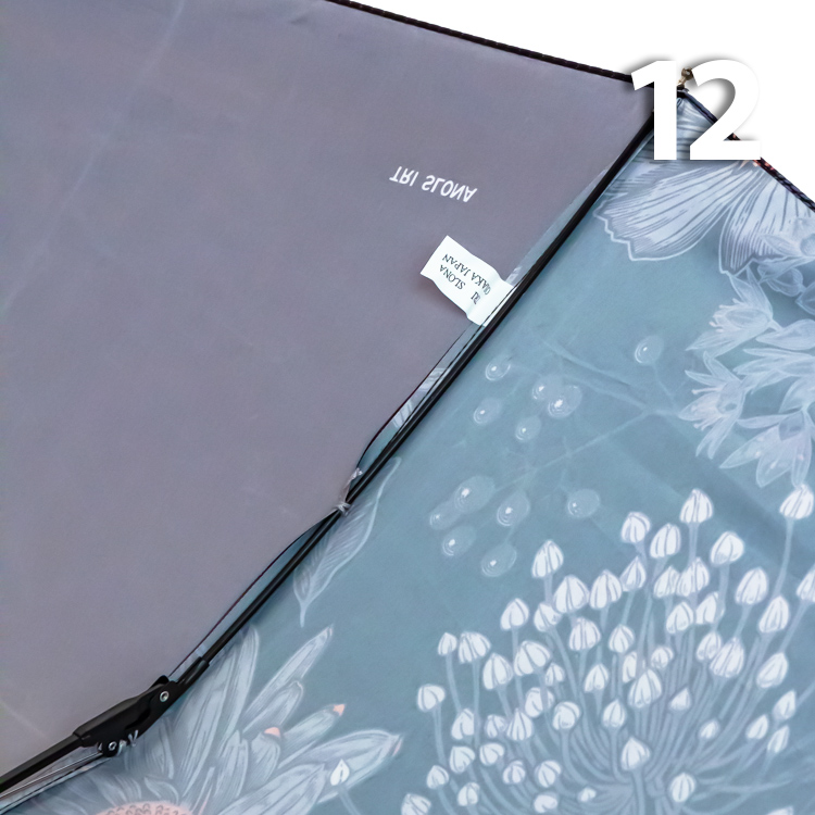 Зонт Три Слона L-3121 (C/25) 18752 Цветы, Коричневый