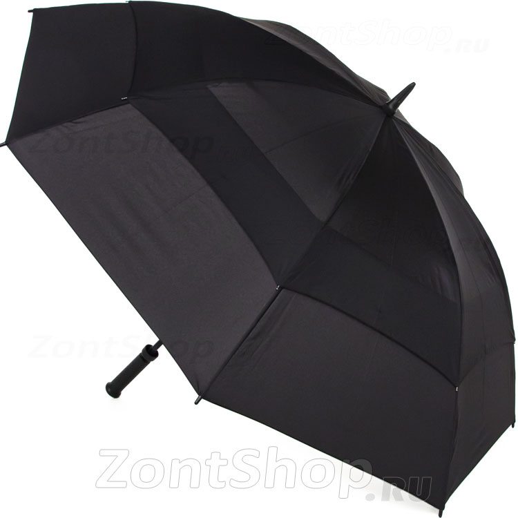 Зонт гольфер Fulton S669 001 Stormshield Черный двойной