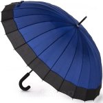 Зонт трость Chaju 608287J 15624 Цветы Синий (проявляющийся в дождь рисунок)