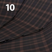 Зонт Три Слона M-6155 (17884) Клетка Синий, семейный с увеличенным куполом