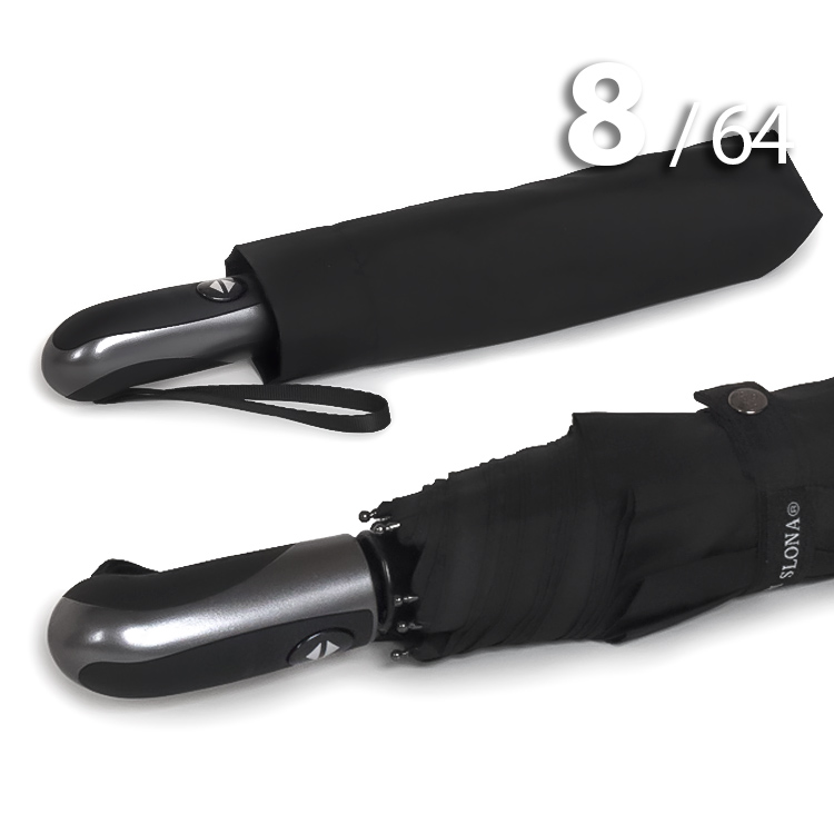 Зонт Три слона M6800 Черный, мужской