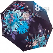 Зонт Три Слона L-3825 (N) 18525 Голубые хризантемы (сатин)
