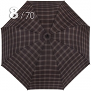 Зонт трость Три Слона M2182 (L) 11457 Клетка (гладкая ручка)