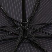 Зонт AMEYOKE OK70-CH (11) Полоса, Черный