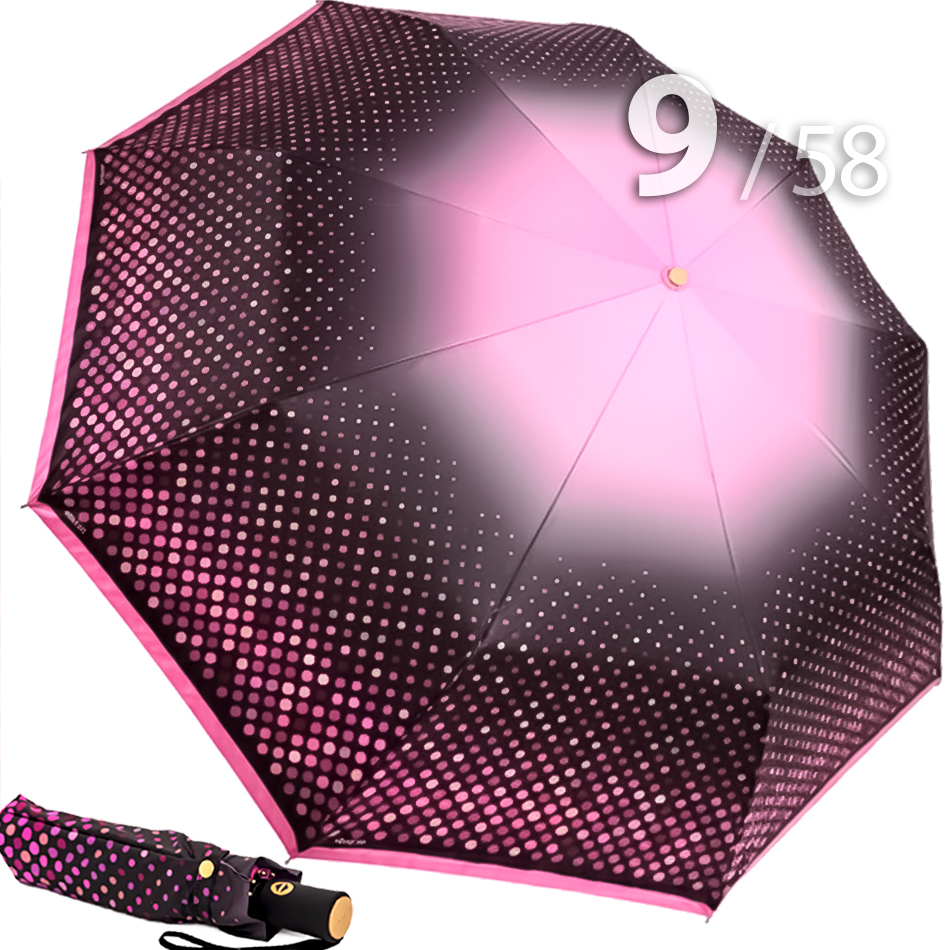 Зонт Три Слона L-3991 (D) 18052 Горох Розовый