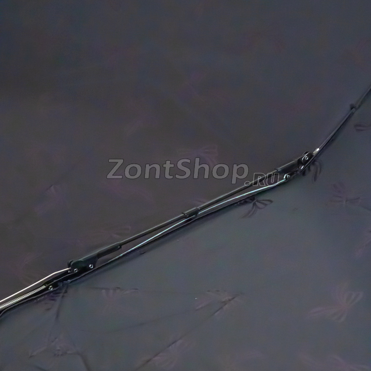 Зонт Три Слона L-3880 (A) 18775 Бантики черный (сатин)