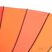 Зонт трость Diniya (17061) Радуга розовый чехол (24 цвета)