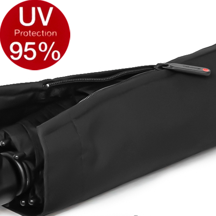 Зонт Knirps T.200 10001 BLACK WITH UV PROTECTION (M)