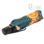 Зонт Три Слона L-3825 (Q26) 18849 Цветы зеленый (сатин)