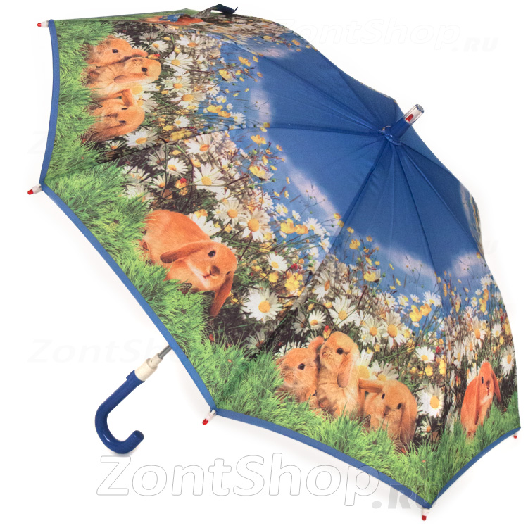 Зонт детский Zest 21551 3004 Крольчата (с фонариком)