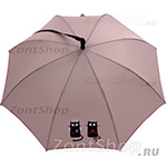 Зонт трость женский Nex 31611 (6757) Веселая история (на ремне)