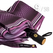 Зонт Три Слона L-3994 (A) 17996 Горох Полоска Фиолетовый