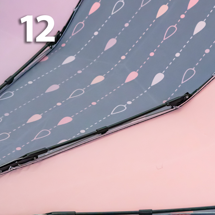 Зонт Три Слона L-3121 (D/25) 18756 Горошины, Оранжевый