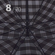 Зонт трость Три Слона M2182 (L) 11453 Клетка (гладкая ручка)