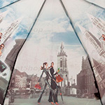 Зонт женский Zest 23995 (9105) 7048 Подруги в городе