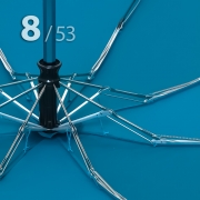 Зонт Три Слона L-4806 (G) 17873 Элегия Бирюзовый, компактный