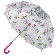 Зонт детский прозрачный Fulton C605 4181 Единорог