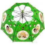 Зонт детский прозрачный Torm 14801 13095 Аниме зеленый