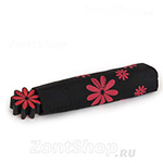 Зонт женский H.DUE.O H119 (4) 11378 Ромашки красные (Дизайнерский)
