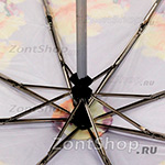 Зонт женский плоский Три слона 835 1773 Желтые цветы (полный автомат) сатин