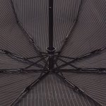 Зонт Fulton G818-2162 (Черный-белая полоса, дерев. ручка)