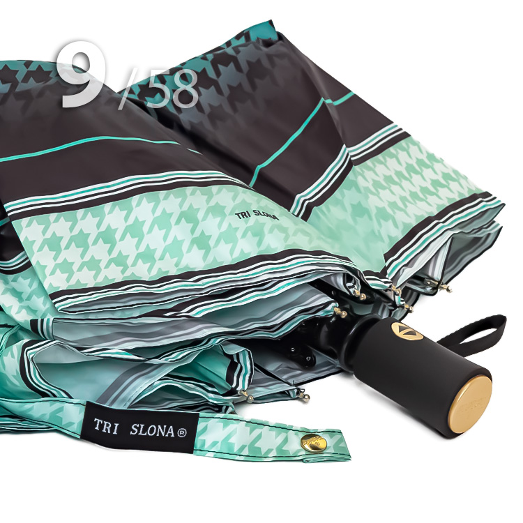 Зонт Три Слона L-3991 (E) 18004 Гусиная лапка Зеленый