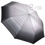 Зонт Три Слона L-3992 (A) 18180 Горох Полоска серый