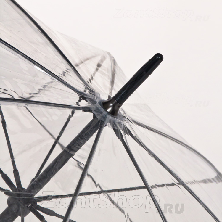 Зонт трость женский гольфер Fulton S841 004 Прозрачный