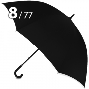 Зонт трость Три Слона M-2775 Черный, мужской