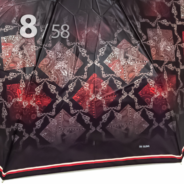 Зонт Три Слона L-3899 (A) 18498 Пейсли в квадрате