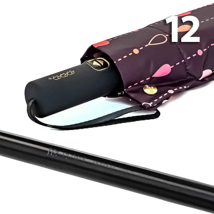 Зонт Три Слона L-3121 (D/25) 18756 Горошины, Оранжевый