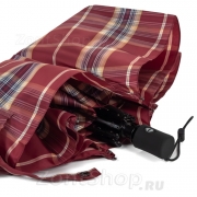 Зонт AMEYOKE OK55-CH (21) Клетка, Бордовый