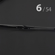 Зонт Ame Yoke OK54-R (01) Черный (M)