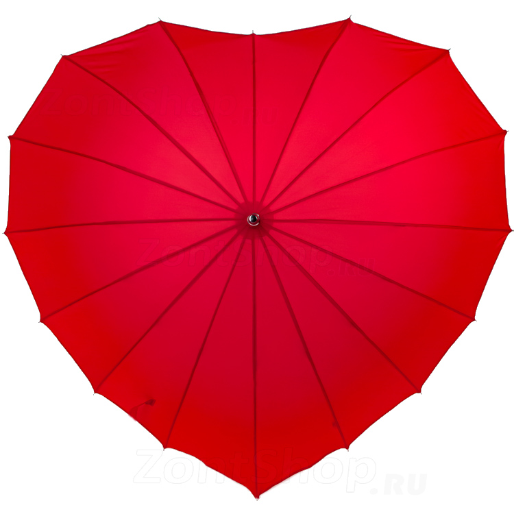 Зонт трость женский Fulton L909 024 Сердце