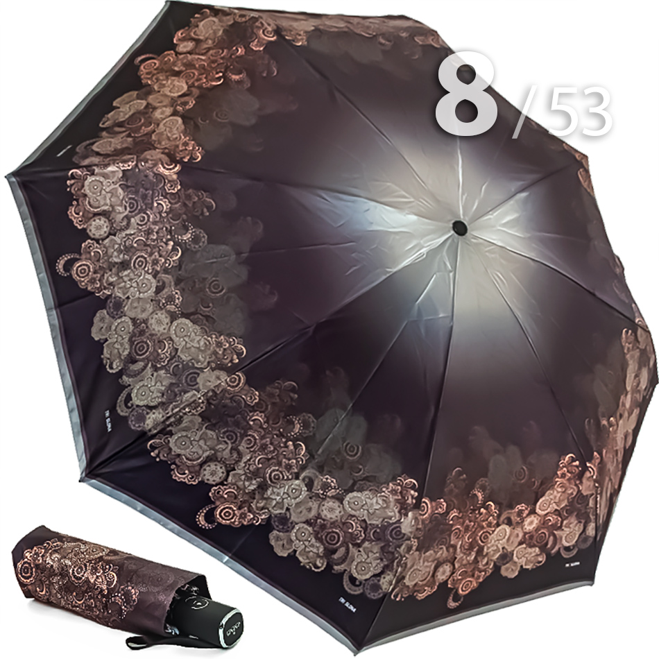 Зонт Три Слона L-4822 (A) 18485 Волшебство орнамента, компактный облегченный