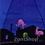 Зонт женский Zest 239996 3110 Кошки на крыше