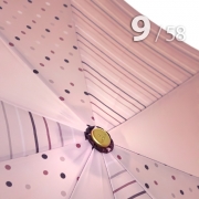 Зонт Три Слона L-3992 (A) 18183 Горох Полоска коричневый