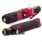 Зонт Три Слона L-3899 (B) 18431 Цепочки красный, женский