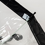 Зонт детский прозрачный Fulton C603 001 Черный кант