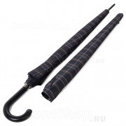 Большой зонт трость Ame Yoke L70-СH (17) Синий Клетка