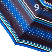 Зонт Три Слона L-3994 (A) 18001 Горох Полоска Голубой