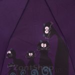 Зонт AMEYOKE OK581 (11826) Черные кошки