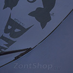 Зонт трость женский H.DUE.O H415 11512 Кошки Серо-голубой