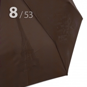 Зонт Три Слона L-4898 (A) 18222 Париж Эйфелева башня коричневый