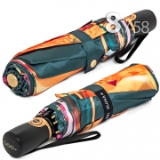 Зонт Три Слона L-3825 (Q26) 18849 Цветы зеленый (сатин)