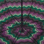 Зонт трость женский Funny Rain FR305 (4) 11634 Зигзаг Зеленый
