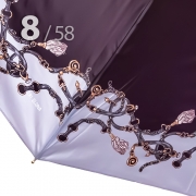 Зонт Три Слона L-3899 (B) 18434 Цепочки серый, женский